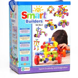 Ekta Smart Builders Building Blocks 75 Pieces Set-3