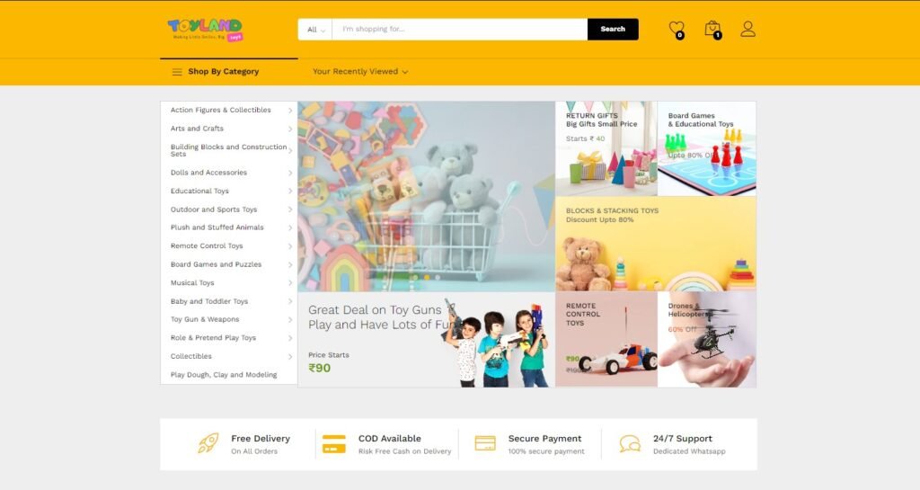 Toyland.toys Online toy store to buy toys online in India