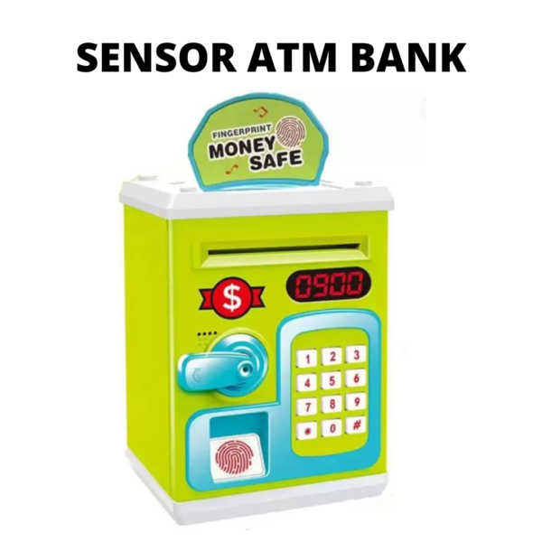 Money Safe Kids with Finger Print Sensor Piggy Savings Bank with Electronic Lock
