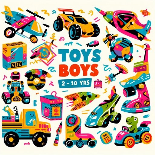 Toys for Boys Age 2 to 12 yrs