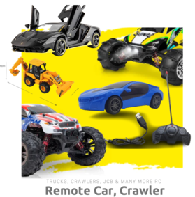 Remote control car, truck and crawler toys