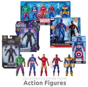 Action figures, avengers and collectibles
